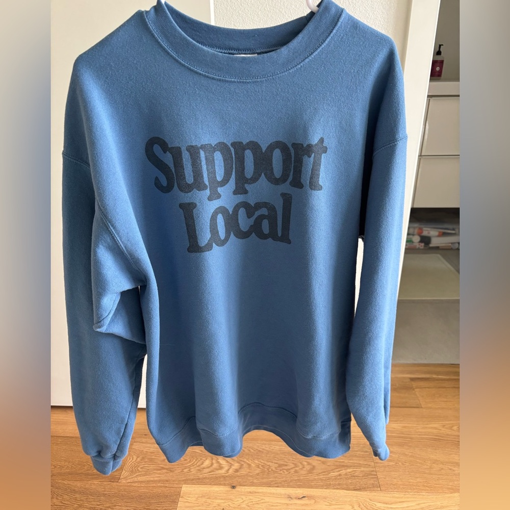 Hanes Blue Graphic Sweatshirt